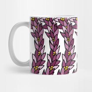 Purple Vines | Botanical Pattern Mug